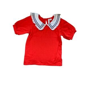 Janie & Jack Sailor Collar Top